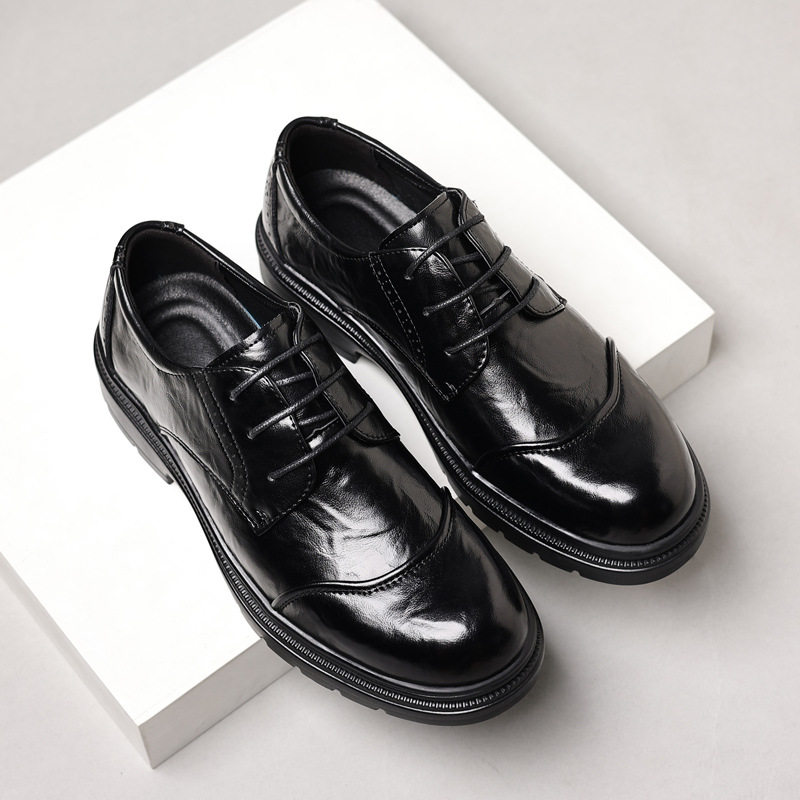 Men's leather shoes for casual - Men Formal Wear Dress ulasan dan harga