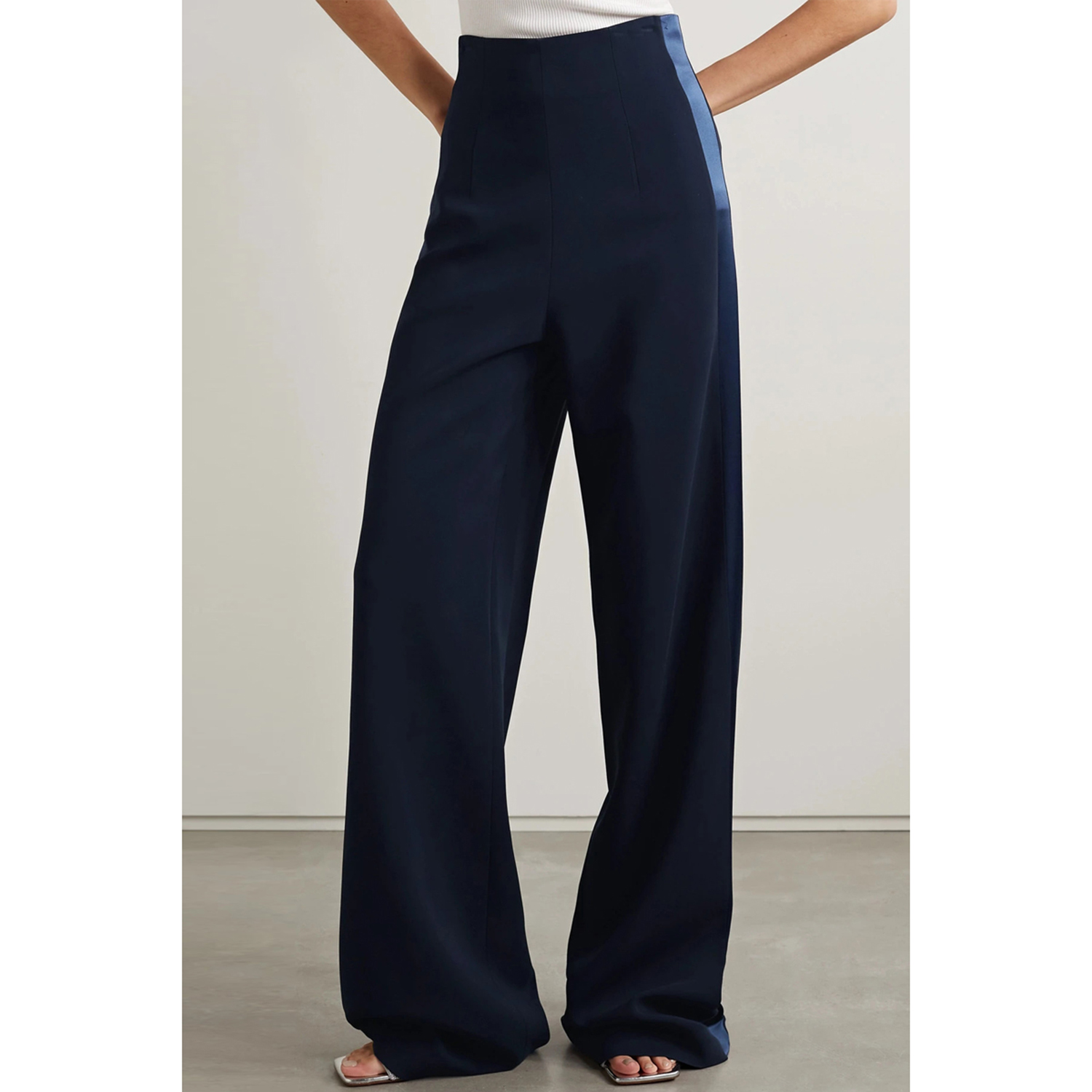 Navy Blue Women's 2 Piece Set  - Double Breasted Blazer ulasan dan harga
