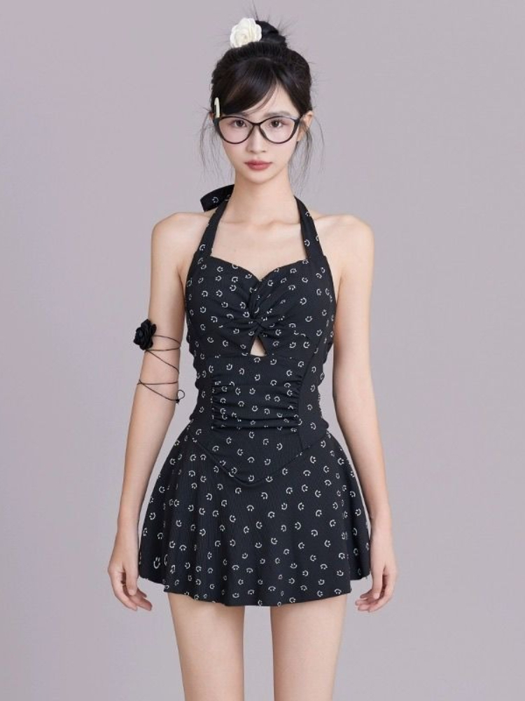Women's Halter One Piece Swims - Slim Fit Suit Set ulasan dan harga