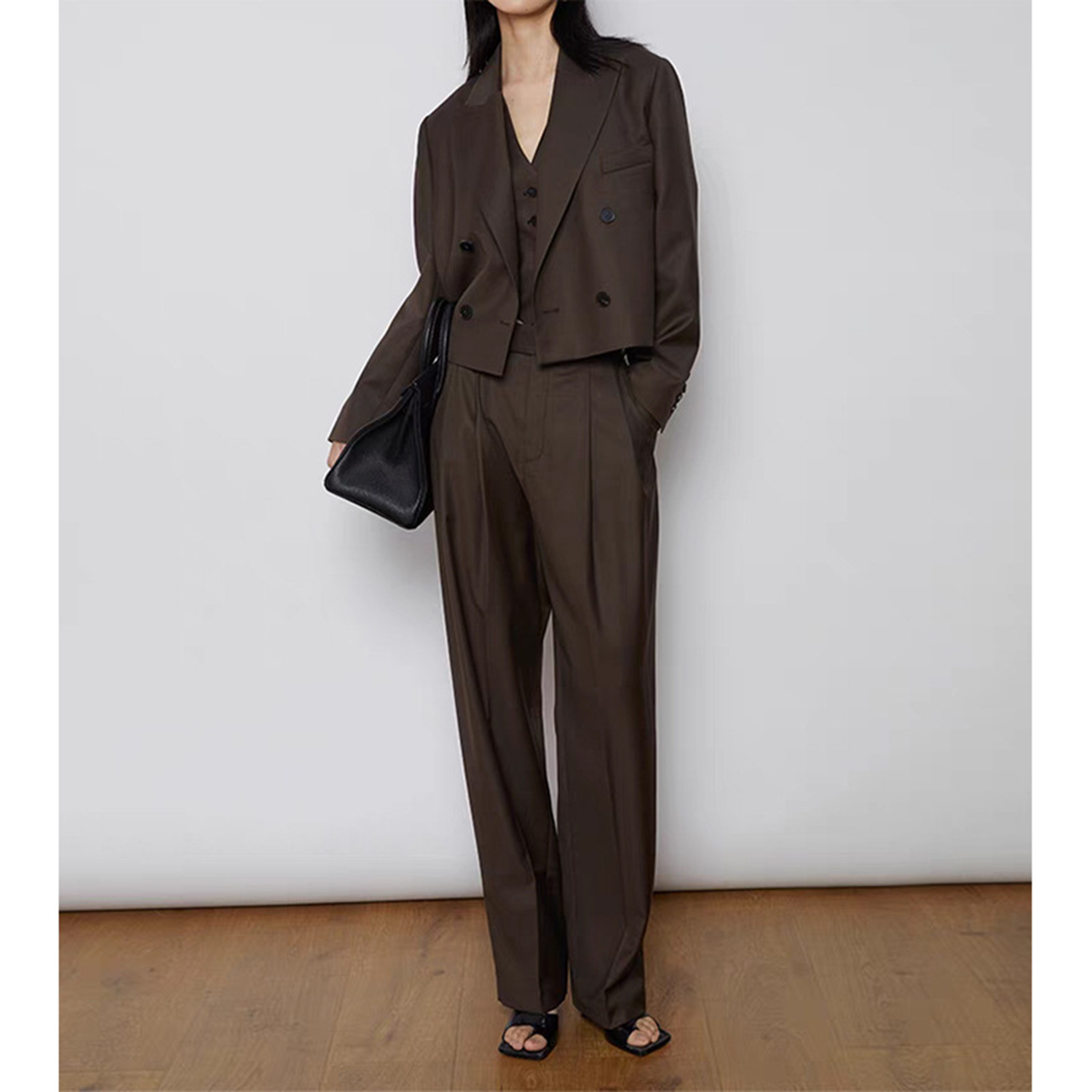 Allingentle Women's Suit Pants - Double Breasted Blazer ulasan dan harga
