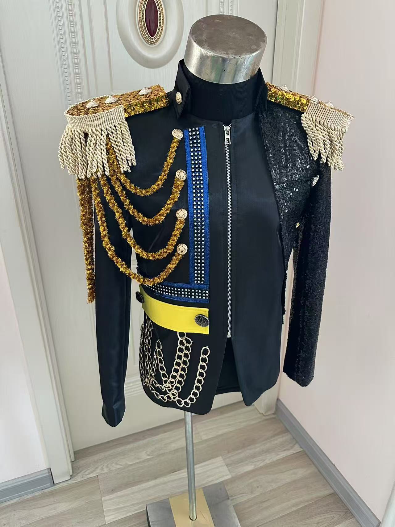 New Men Tassel Royal Jacket We - Men Formal Wear Dress ulasan dan harga