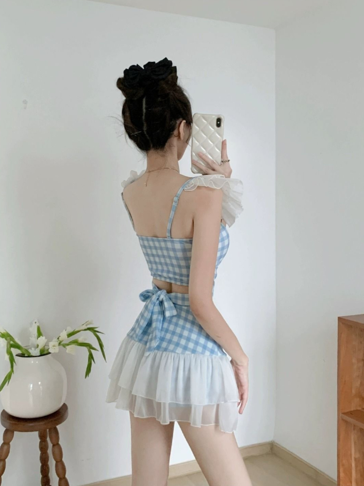 Ladies Slimming Halter Bathing - Slim Fit Suit Set ulasan dan harga