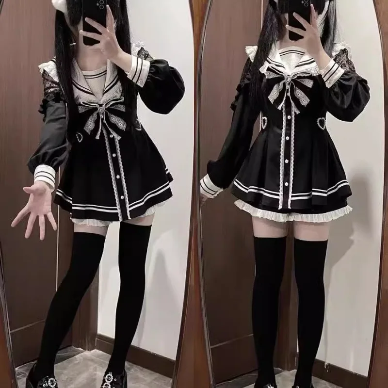 Girls Jirai Kei Cosplay Dress  - Slim Fit Suit Set ulasan dan harga