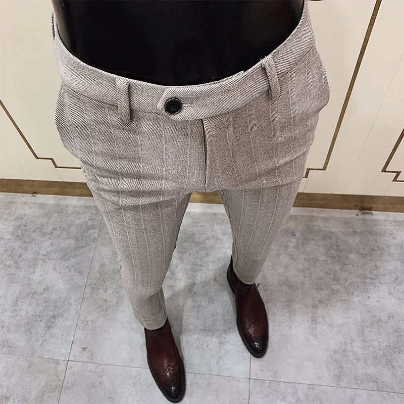 Autumn Winter Thickened Woolen - Men Formal Wear Dress ulasan dan harga