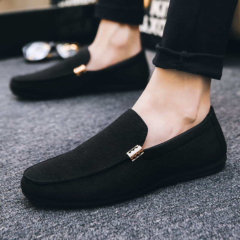 Men Casual Shoes Canvas Slip O - Men Formal Wear Dress ulasan dan harga