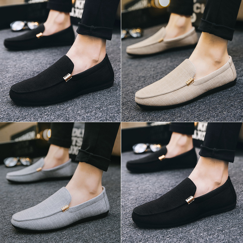 Men Casual Shoes Canvas Slip O - Men Formal Wear Dress ulasan dan harga