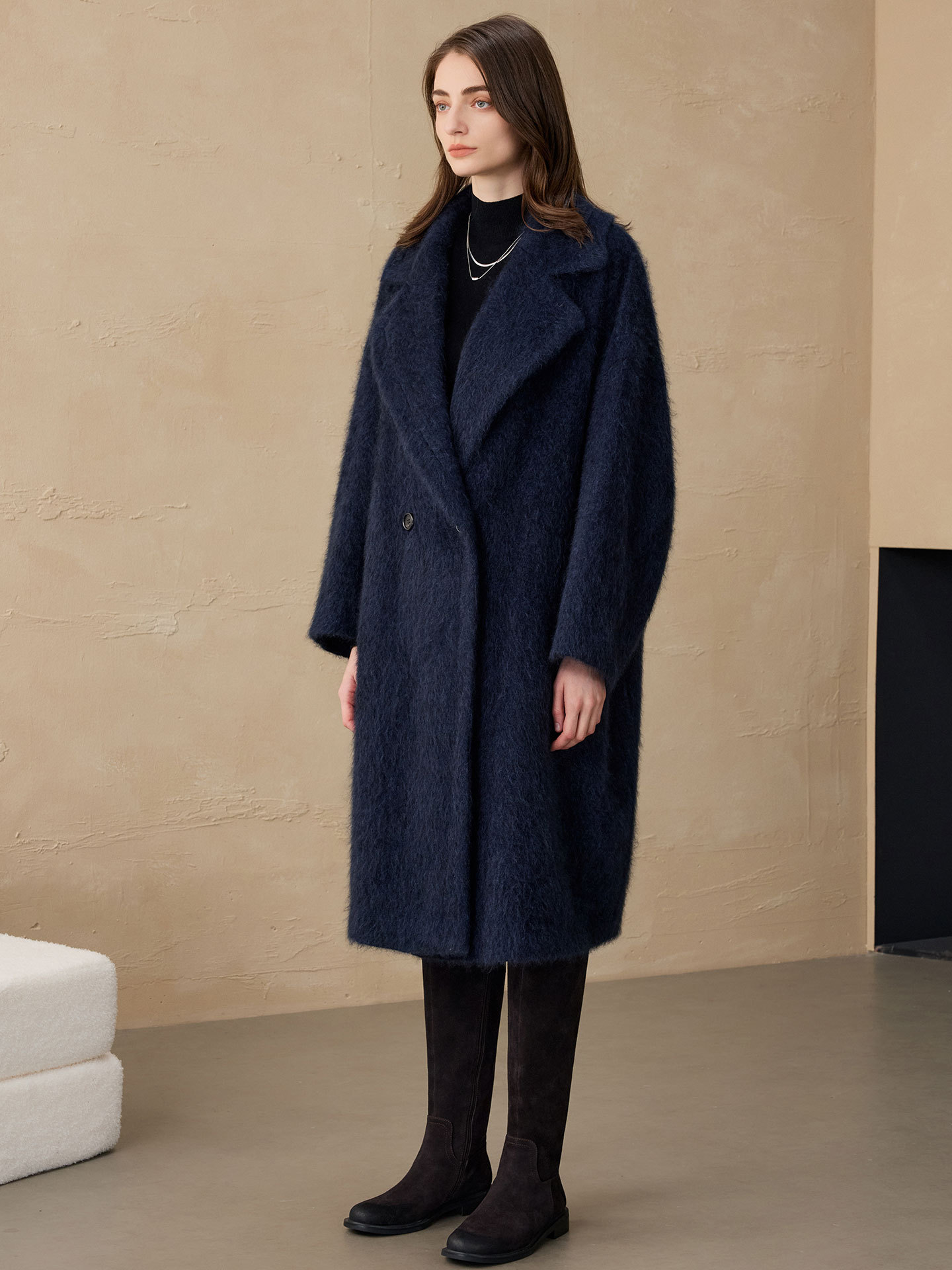 Allingentle Women's Blazer Woo - Double Breasted Blazer ulasan dan harga