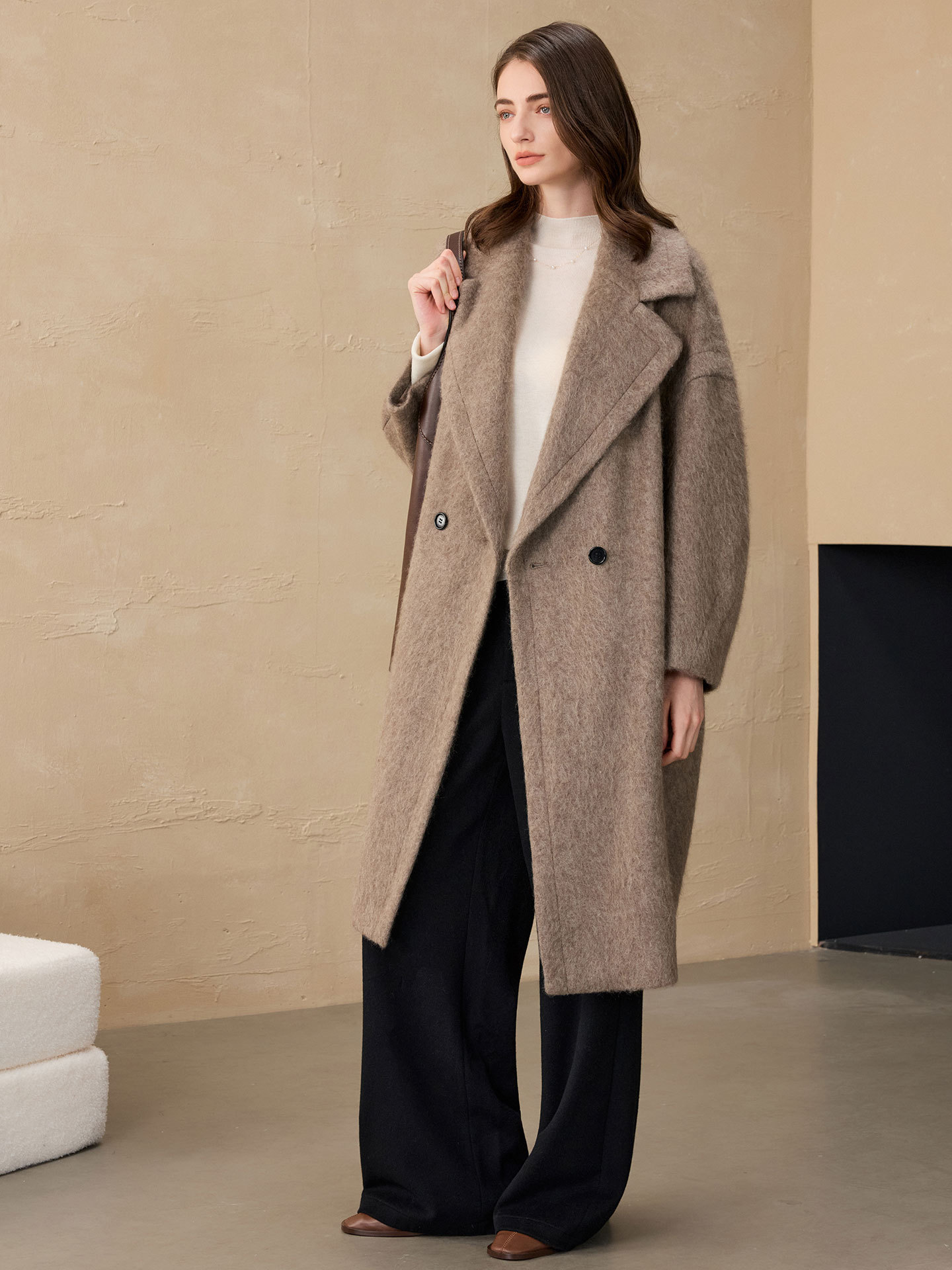 Allingentle Women's Blazer Woo - Double Breasted Blazer ulasan dan harga