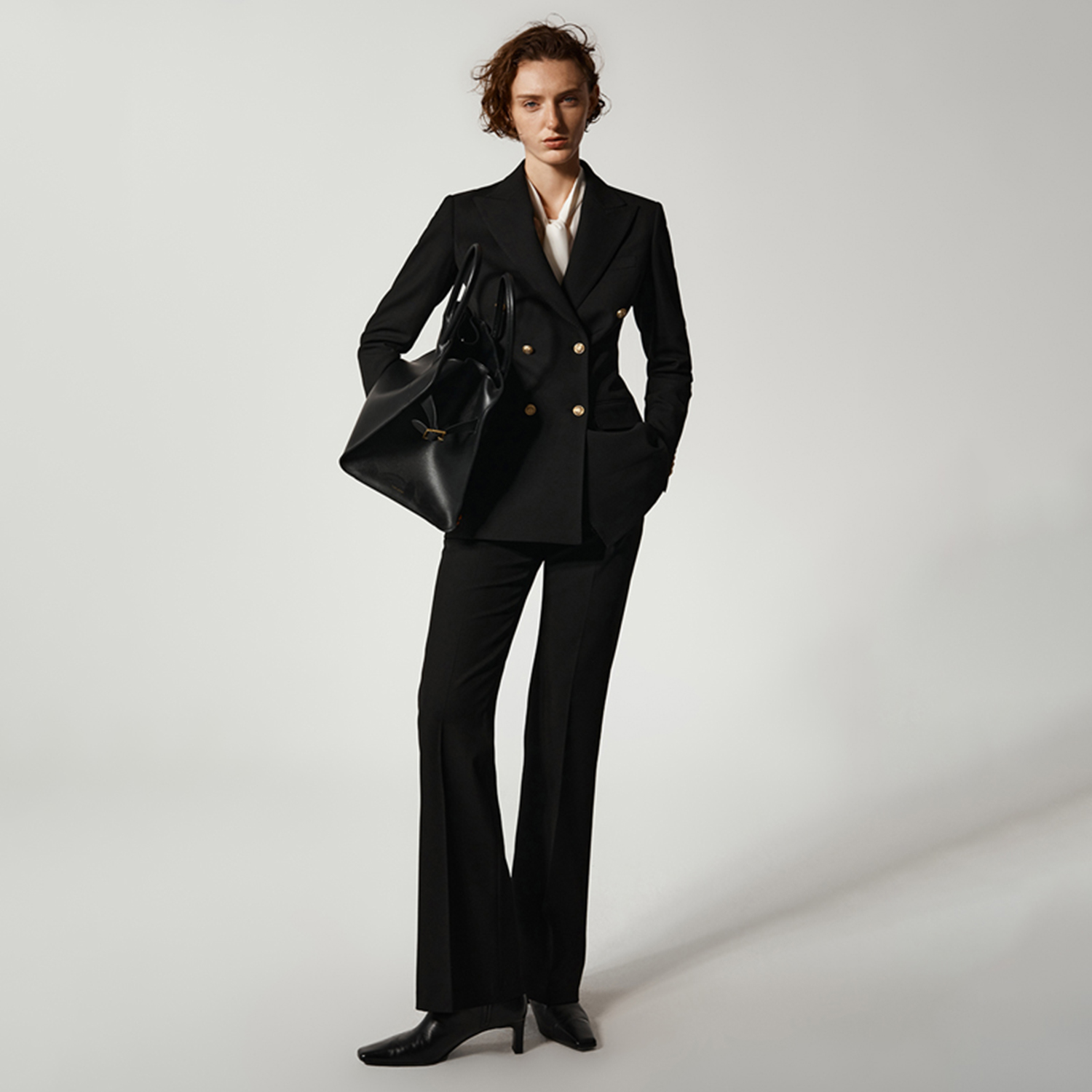 Allingentle Women Pantsuit 2 P - Double Breasted Blazer ulasan dan harga