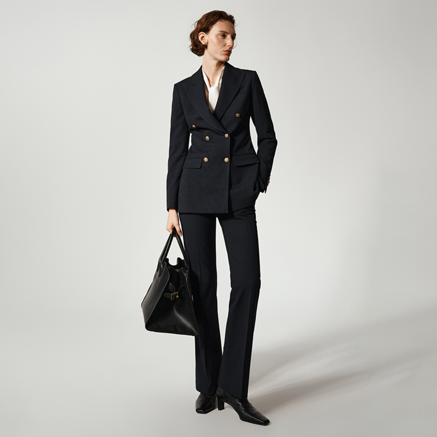 Allingentle Women Pantsuit 2 P - Double Breasted Blazer ulasan dan harga