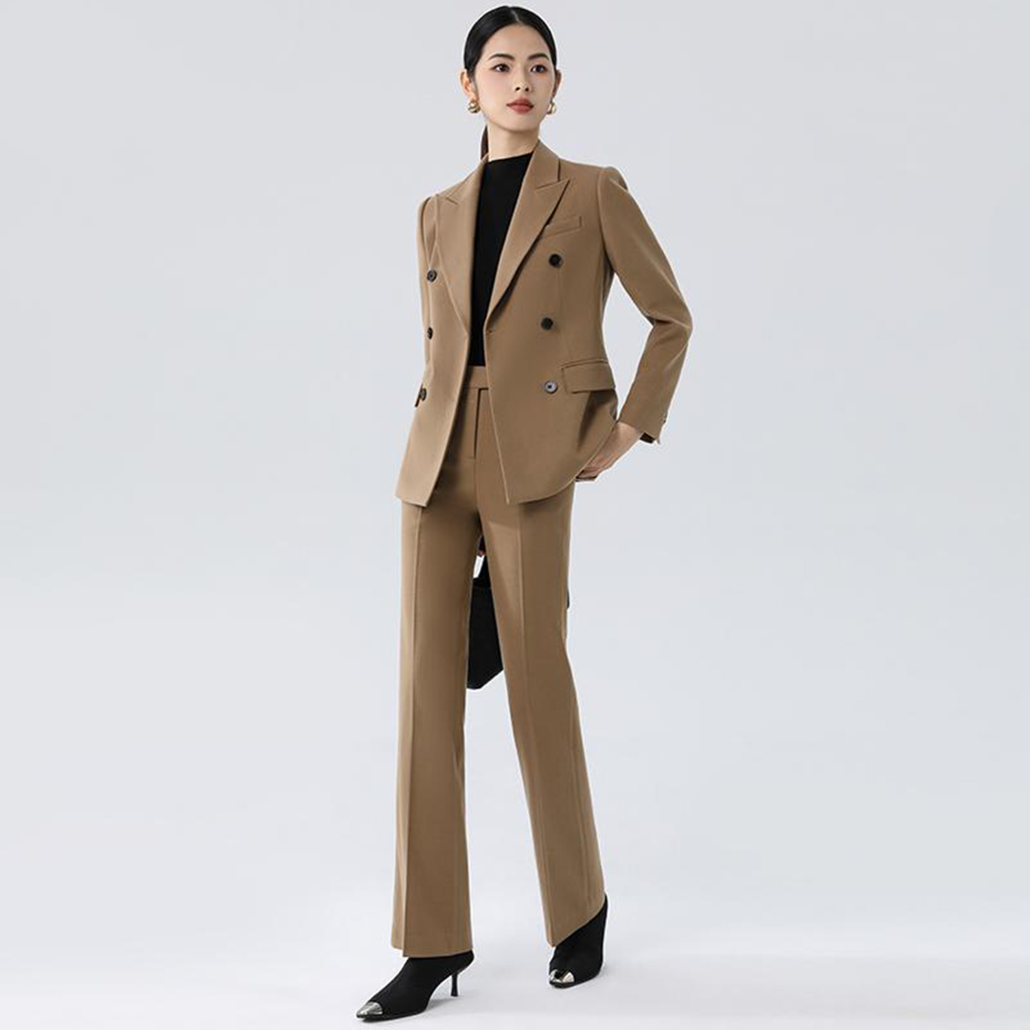 Allingentle Purple Women's Sui - Double Breasted Blazer ulasan dan harga