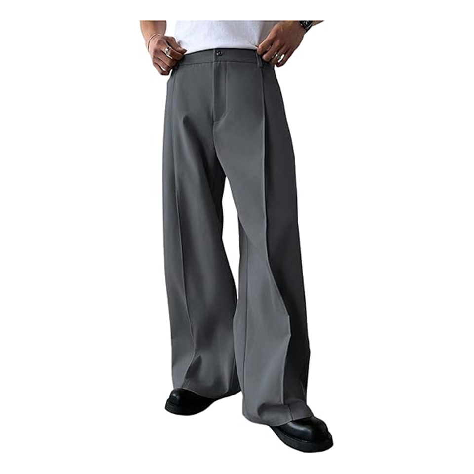 Men's Solid Color Straight Leg - Men Formal Wear Set ulasan dan harga