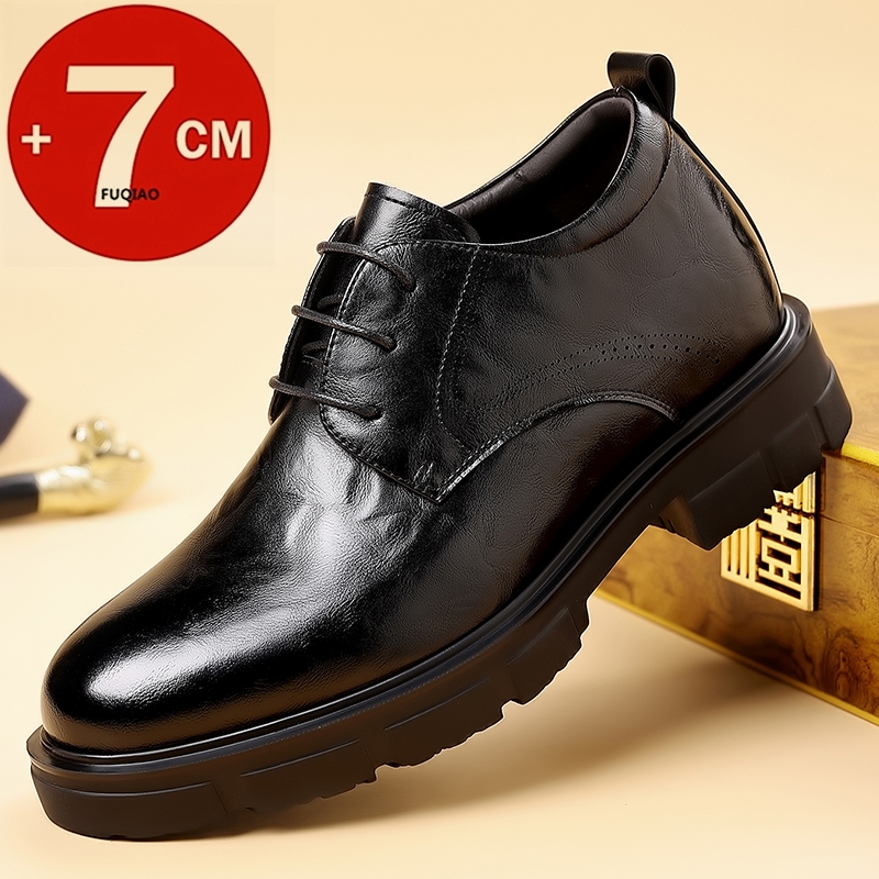 Men 7CM Elevator Business Shoe - Men'S Formal Wear Slippers ulasan dan harga
