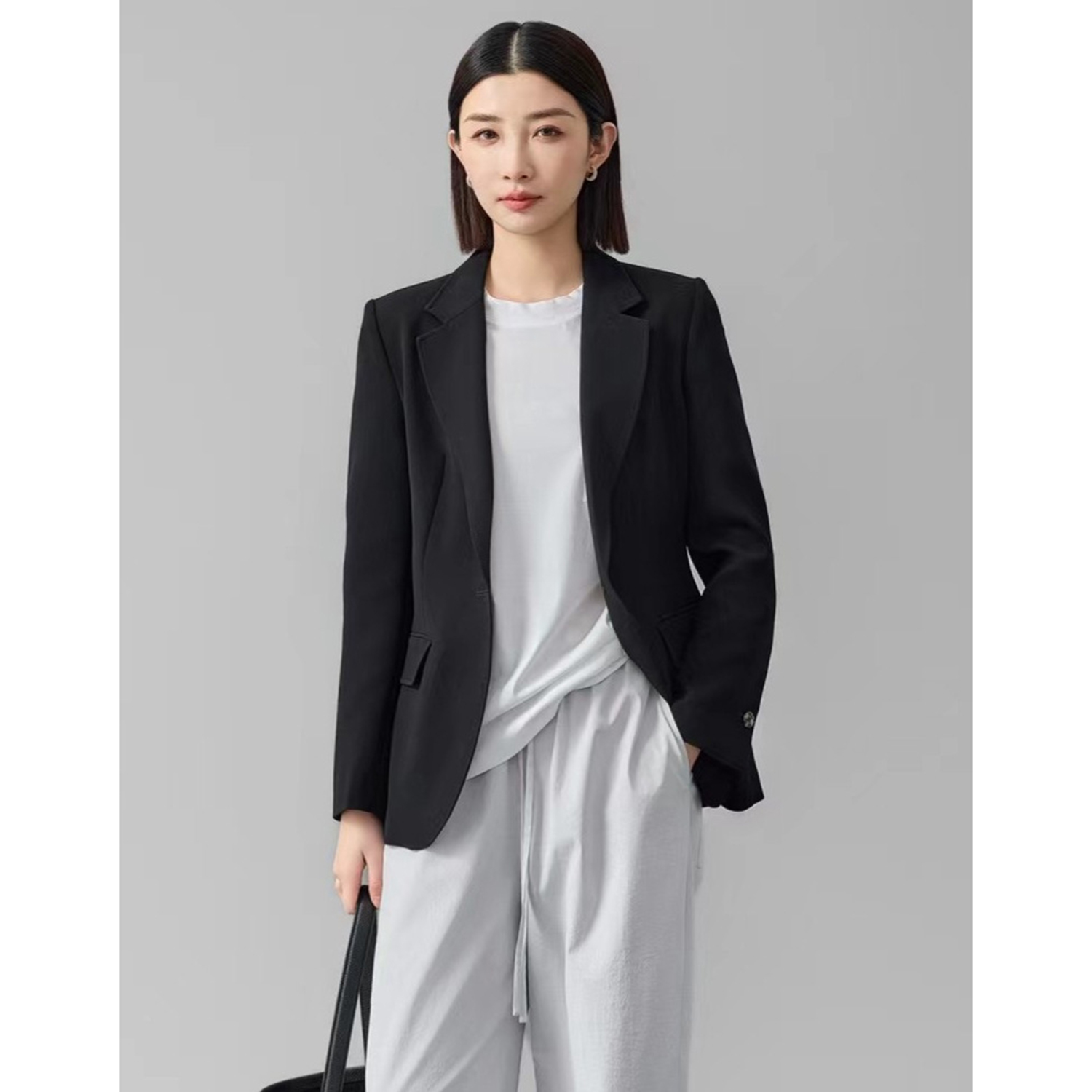 Allingentle Women's Suit Slim  - Double Breasted Blazer ulasan dan harga