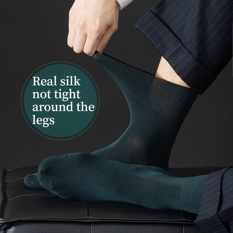 Men's Real Silk Business Dress - Men Formal Wear Dress ulasan dan harga