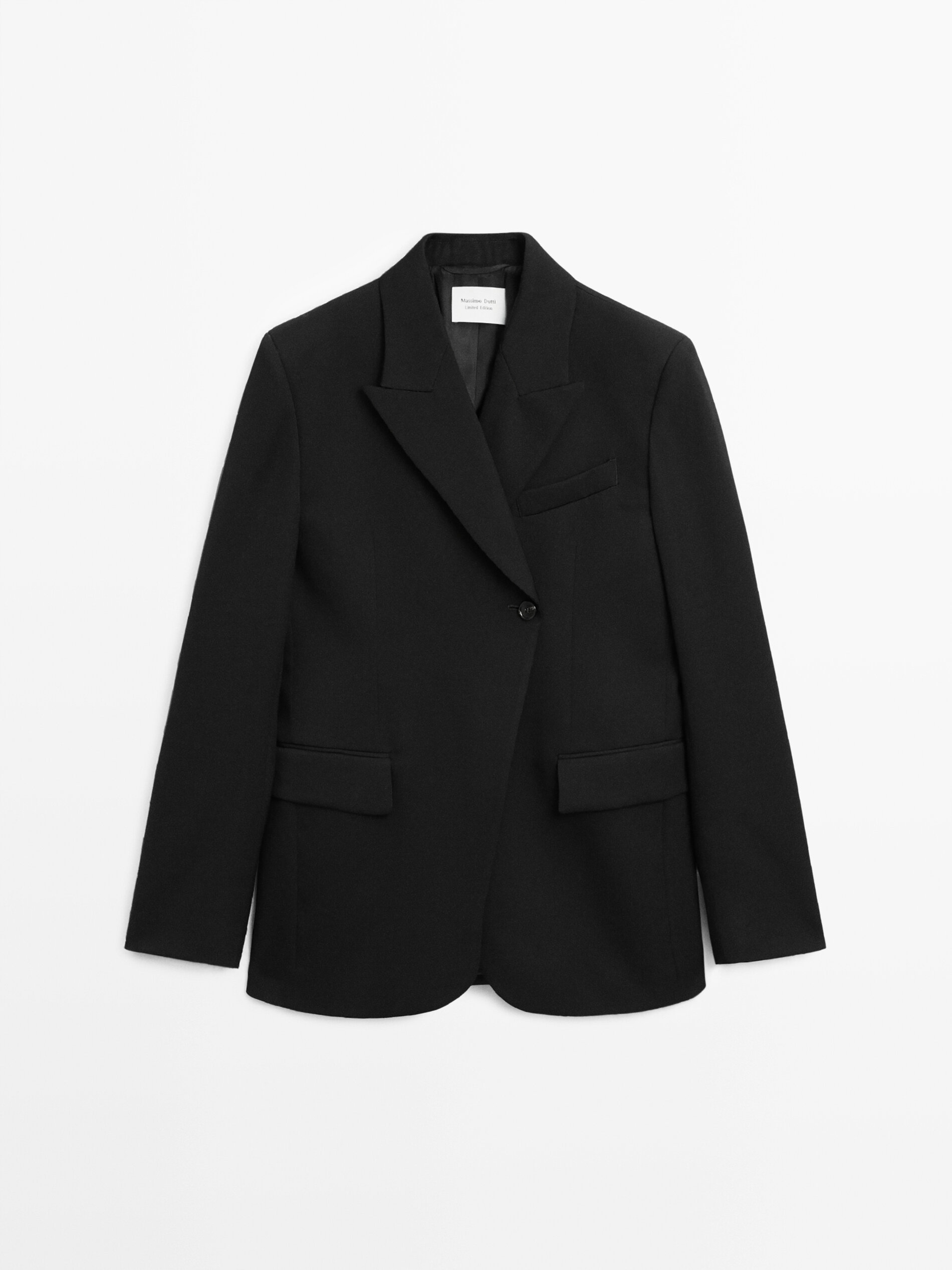 Allingentle Black Woolen Women - Double Breasted Blazer ulasan dan harga
