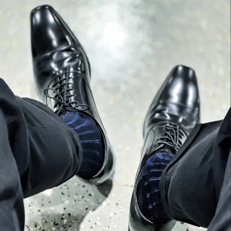 Men Striped Socks Man Ultra Th - Men Formal Wear Set ulasan dan harga