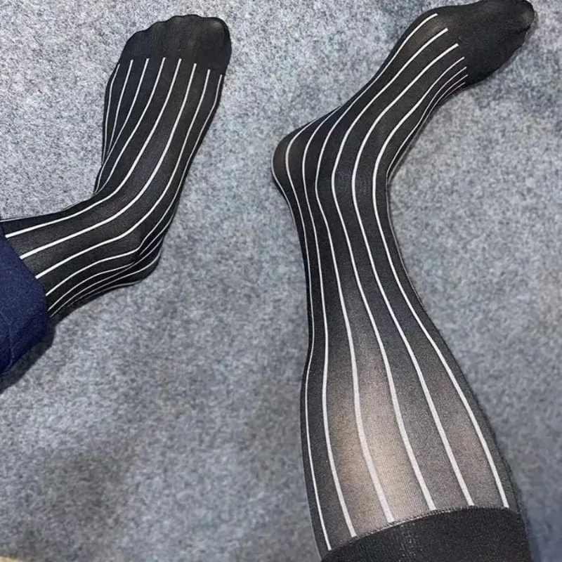 Men Striped Socks Man Ultra Th - Men Formal Wear Set ulasan dan harga