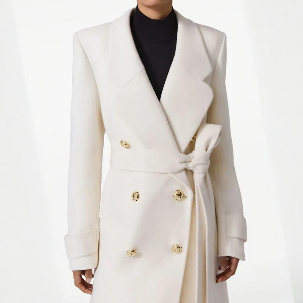 Allingentle Woolen Overcoat fo - Double Breasted Blazer ulasan dan harga