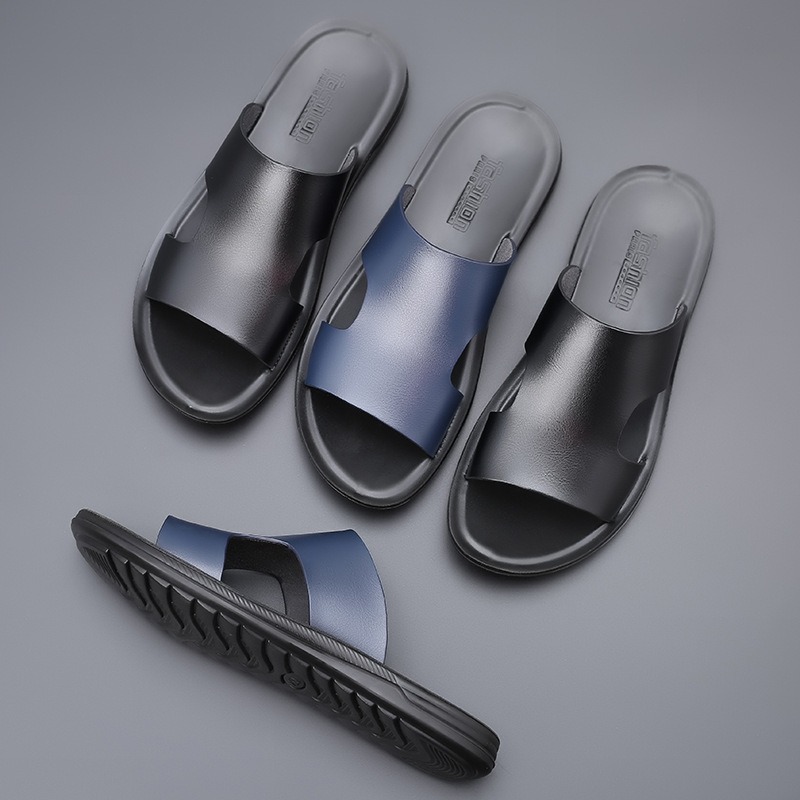 new arrival outdoor summer lea - Men'S Formal Wear Slippers ulasan dan harga
