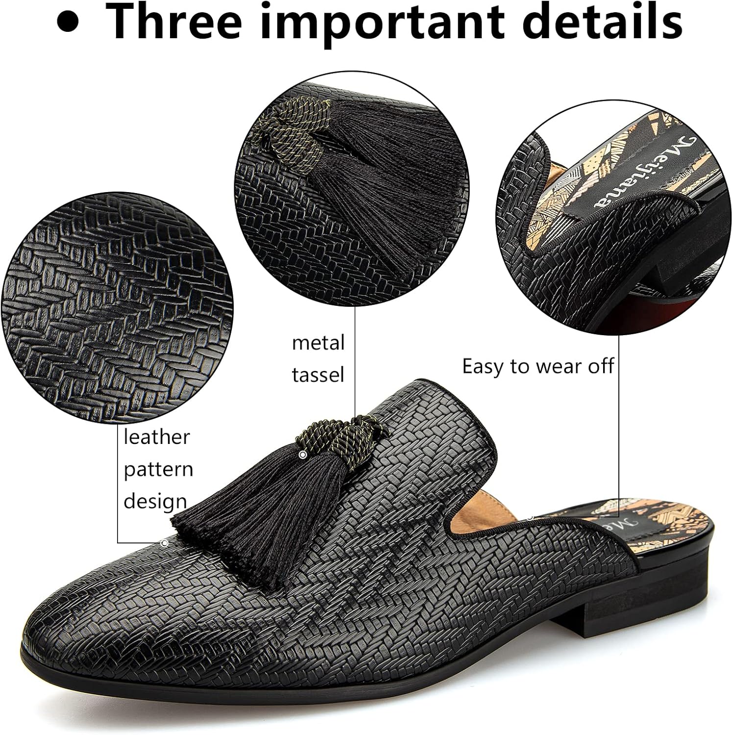 Leather Slippers Breathable Su - Men'S Formal Wear Slippers ulasan dan harga